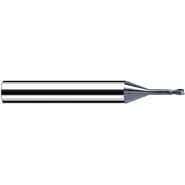 Fraisa - 0.5mm, 6mm LOC, 57mm OAL, 2 Flute Solid Carbide Square End Mill - Eagle Tool & Supply