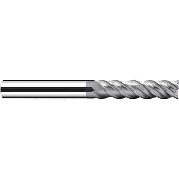 Fraisa - 1/2, 2" LOC, 1/2" Shank Diam, 4-1/4" OAL, 4 Flute Solid Carbide Square End Mill - Eagle Tool & Supply