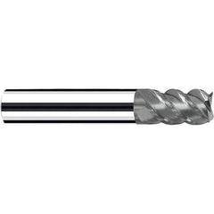 Fraisa - 3/8, 1/2" LOC, 3/8" Shank Diam, 2" OAL, 4 Flute Solid Carbide Square End Mill - Eagle Tool & Supply