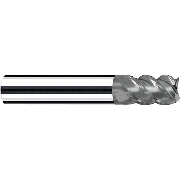 Fraisa - 1/2, 5/8" LOC, 1/2" Shank Diam, 2-1/2" OAL, 4 Flute Solid Carbide Square End Mill - Eagle Tool & Supply