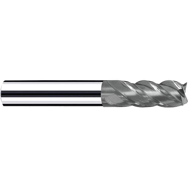 Fraisa - 1/2, 1-1/4" LOC, 1/2" Shank Diam, 3-1/2" OAL, 4 Flute Solid Carbide Square End Mill - Eagle Tool & Supply