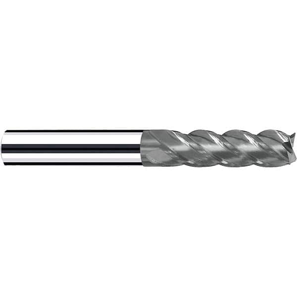 Fraisa - 5/8, 3" LOC, 5/8" Shank Diam, 6" OAL, 4 Flute Solid Carbide Square End Mill - Eagle Tool & Supply