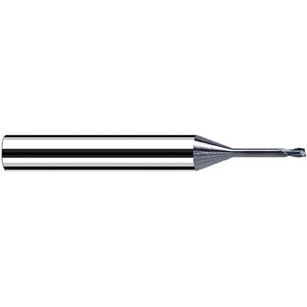 Fraisa - 2mm, 6mm LOC, 66mm OAL, 2 Flute Solid Carbide Square End Mill - Eagle Tool & Supply