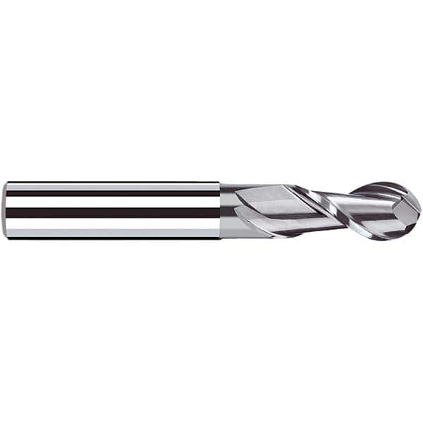 Fraisa - 3mm Diam, 6mm LOC, 2 Flute Solid Carbide Ball End Mill - Eagle Tool & Supply