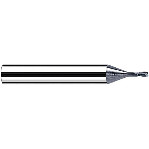 Fraisa - 0.6mm, 6mm LOC, 57mm OAL, 2 Flute Solid Carbide Square End Mill - Eagle Tool & Supply