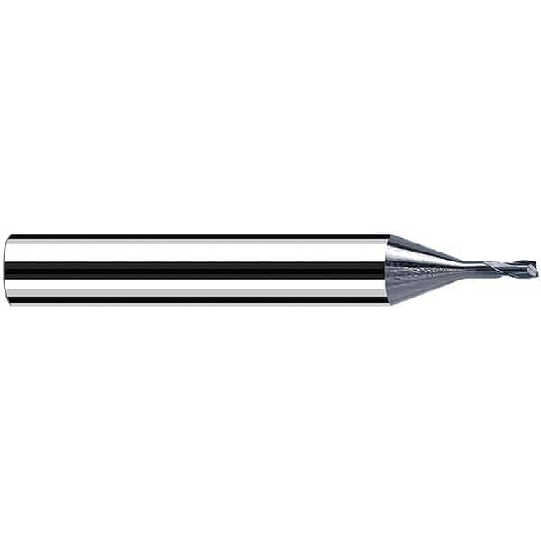 Fraisa - 0.2mm, 6mm LOC, 57mm OAL, 2 Flute Solid Carbide Square End Mill - Eagle Tool & Supply