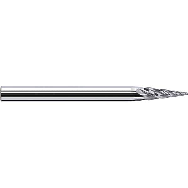 Fraisa - 17.5mm LOC 4 Flute Solid Carbide Circle Segment Taper Form End Mill - Eagle Tool & Supply