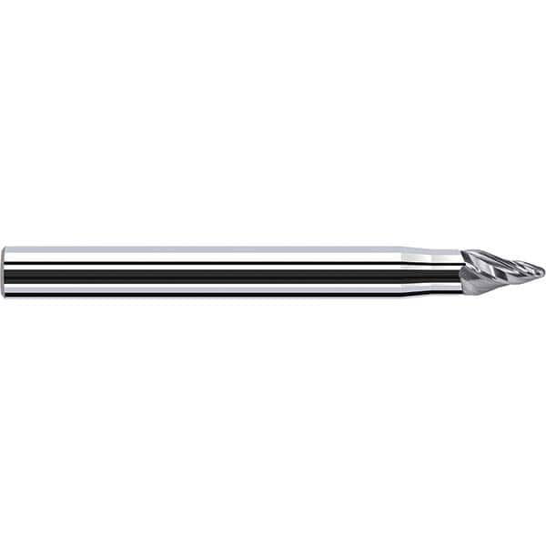 Fraisa - 17.5mm LOC 4 Flute Solid Carbide Circle Segment Taper Form End Mill - Eagle Tool & Supply