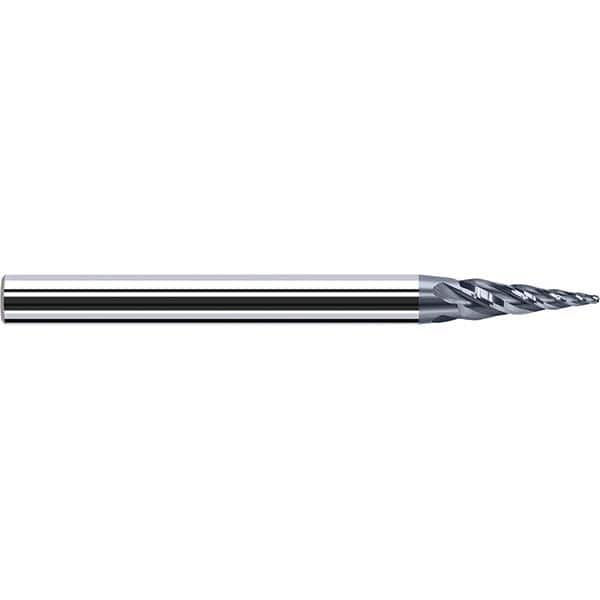 Fraisa - 17.5mm LOC 4 Flute Solid Carbide Circle Segment Taper Form End Mill - Eagle Tool & Supply