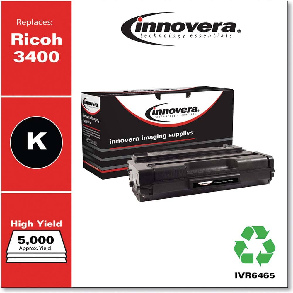 Laser Printer: Black Use with Ricoh Aficio SP 3400DN, SP 3400N