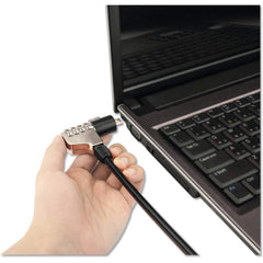 6' Cable Length, Combination Laptop Lock Cable Lockout Steel Cable, Steel Sleeve