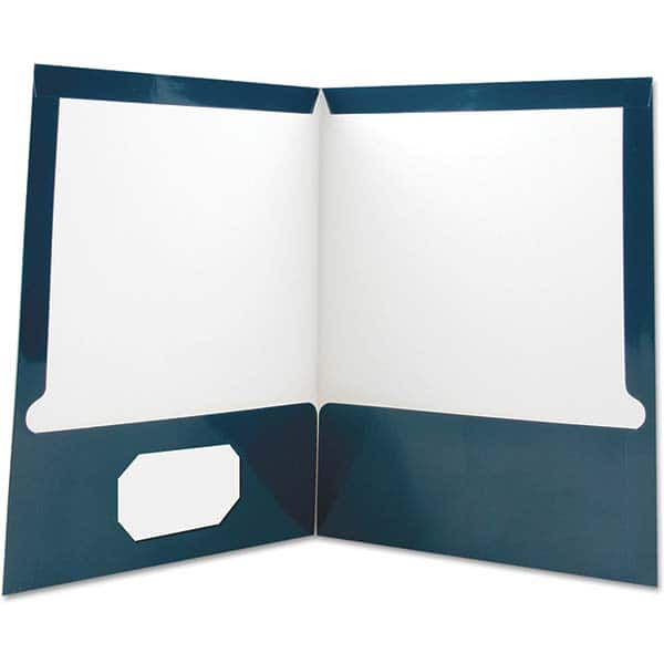 UNIVERSAL - File Folders, Expansion Folders & Hanging Files Folder/File Type: Pocket Folders Color: Navy - Eagle Tool & Supply