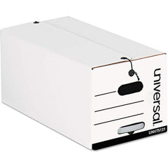 UNIVERSAL - Compartment Storage Boxes & Bins Type: String & Button Box Color: White - Eagle Tool & Supply