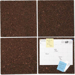 UNIVERSAL - Cork Bulletin Boards Style: Bulletin Color: Dark Brown - Eagle Tool & Supply