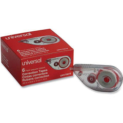 UNIVERSAL - Correction Fluid & Tape Type: Correction Tape Non-Refillable Tape Size: 1/5 x 393" - Eagle Tool & Supply