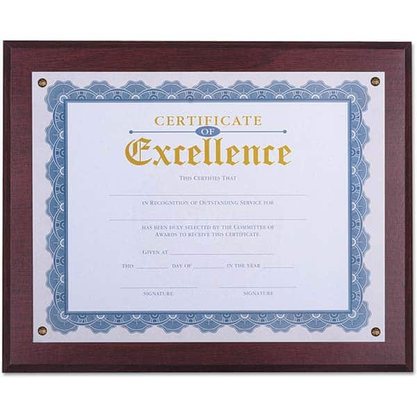 UNIVERSAL - Document Protectors Type: Award Plaque Width (Inch): 13.33 - Eagle Tool & Supply