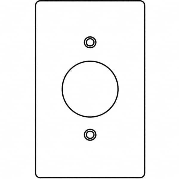 Hubbell Killark - Wall Plates Wall Plate Type: Outlet Wall Plates Color: Gray - Eagle Tool & Supply