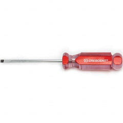 Crescent - Slotted Screwdrivers Tool Type: Screwdriver Overall Length Range: 7" - 9.9" - Eagle Tool & Supply