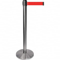 Tensator - Barrier Posts Type: Tensabarrier Post Post Color/Finish: Satin Chrome - Eagle Tool & Supply