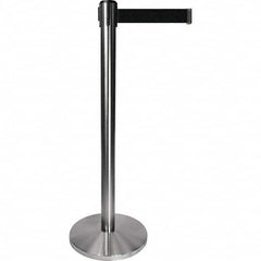 Tensator - Barrier Posts Type: Tensabarrier Post Post Color/Finish: Satin Chrome - Eagle Tool & Supply