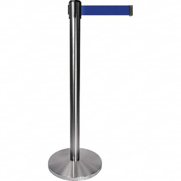 Tensator - Barrier Posts Type: Tensabarrier Post Post Color/Finish: Satin Chrome - Eagle Tool & Supply