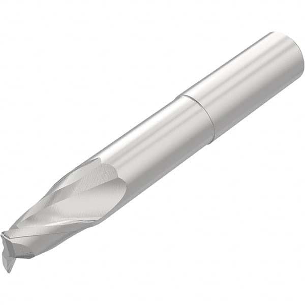 Niagara Cutter - 1/2" Diam 2 Flute Solid Carbide 0.03" Corner Radius End Mill - Eagle Tool & Supply