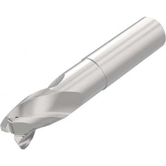 Niagara Cutter - 1/2" Diam 3 Flute Solid Carbide 0.06" Corner Radius End Mill - Eagle Tool & Supply