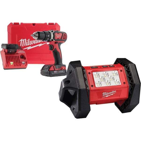 Milwaukee Tool - Cordless Drills Battery Voltage: 18 Battery Chemistry: Lithium-Ion - Eagle Tool & Supply