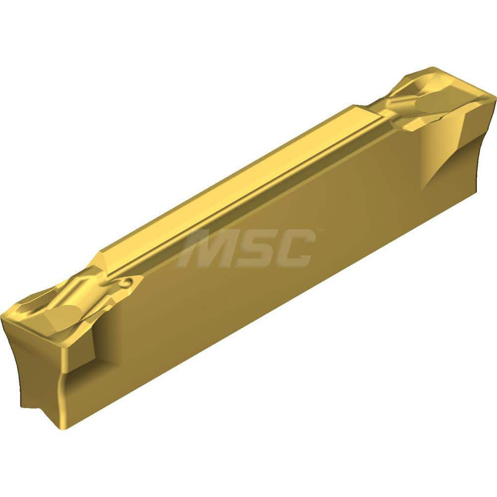 Grooving Insert: GCM4002CG AC830P, Solid Carbide Super FF Finish, Right Hand, 4 mm Cutting Width, 25 mm Max Depth, Series GND