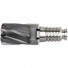 Kennametal - Corner Radius & Corner Chamfer End Mill Heads Mill Diameter (Inch): 3/8 Mill Diameter (Decimal Inch): 0.3750 - Eagle Tool & Supply