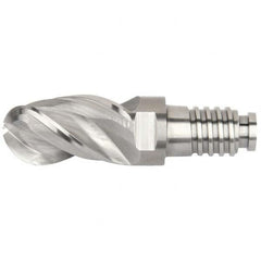 Kennametal - Ball End Mill Heads Mill Diameter (Inch): 5/8 Mill Diameter (Decimal Inch): 0.6250 - Eagle Tool & Supply