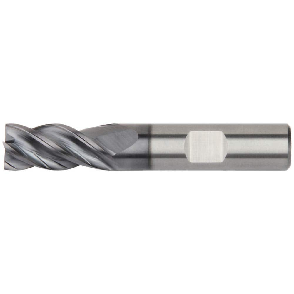 Kennametal - 1/2" Diam 4 Flute Solid Carbide 0.02" Chamfer Width Corner Chamfer End Mill - Eagle Tool & Supply