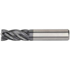 Kennametal - 3/8" Diam 4 Flute Solid Carbide 0.015" Corner Radius End Mill - Eagle Tool & Supply