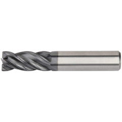 Kennametal - 1", 3" LOC, 1" Shank Diam, 6" OAL, 4 Flute, Solid Carbide Square End Mill - Eagle Tool & Supply