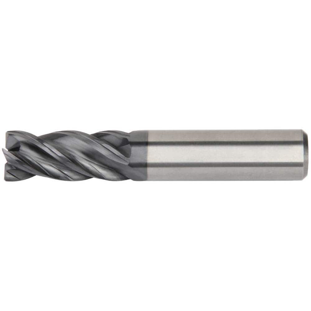 Kennametal - 1", 4" LOC, 1" Shank Diam, 7" OAL, 4 Flute, Solid Carbide Square End Mill - Eagle Tool & Supply