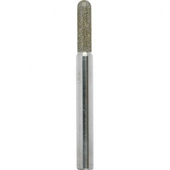 Strauss - Grinding Pins Abrasive Head Diameter (Decimal Inch): 0.375 Abrasive Head Diameter (Inch): 3/8 - Eagle Tool & Supply
