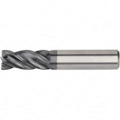 Kennametal - 18mm Diam 4 Flute Solid Carbide 0.5mm Chamfer Width Corner Chamfer End Mill - Eagle Tool & Supply