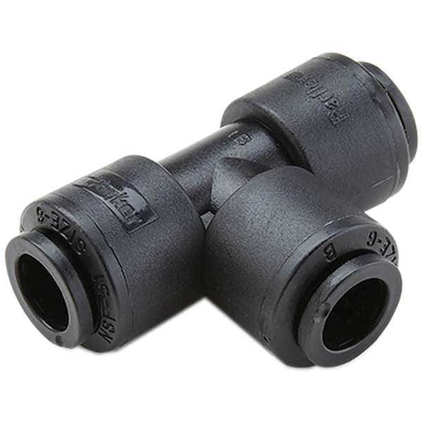 Parker - Plastic Push-To-Connect Tube Fittings Type: Union Tube Outside Diameter (Inch): 1/4 - Eagle Tool & Supply