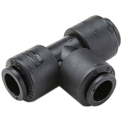 Parker - Plastic Push-To-Connect Tube Fittings Type: Union Tube Outside Diameter (Inch): 3/8 - Eagle Tool & Supply