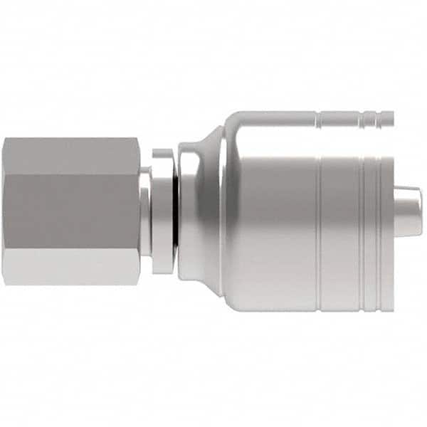 Eaton - Hydraulic Hose Fittings & Couplings Type: Female Swivel DIN 24 Seat Light Hose Diameter: 1/4 (Inch) - Eagle Tool & Supply