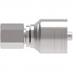 Eaton - Hydraulic Hose Fittings & Couplings Type: Female Swivel DIN 24 Seat Light Hose Diameter: 1/4 (Inch) - Eagle Tool & Supply