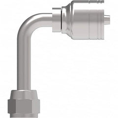 Eaton - Hydraulic Hose Fittings & Couplings Type: JIC 37 F Swivel 90 Long Drop Elbow Hose Diameter: 7/8 (Inch) - Eagle Tool & Supply