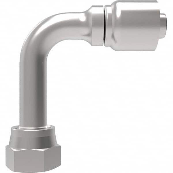 Eaton - Hydraulic Hose Fittings & Couplings Type: Female SAE 45 Degree Swivel, 90 Degree Elbow Hose Diameter: 5/8 (Inch) - Eagle Tool & Supply
