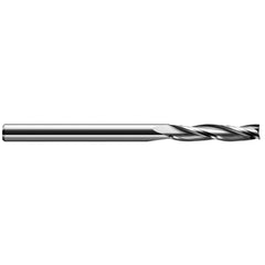 Harvey Tool - Square End Mills; Mill Diameter (Inch): 5/32 ; Mill Diameter (Decimal Inch): 0.1562 ; Length of Cut (Decimal Inch): 0.4700 ; Material: Solid Carbide ; Finish/Coating: Uncoated ; Shank Diameter (Inch): 3/16 - Exact Industrial Supply