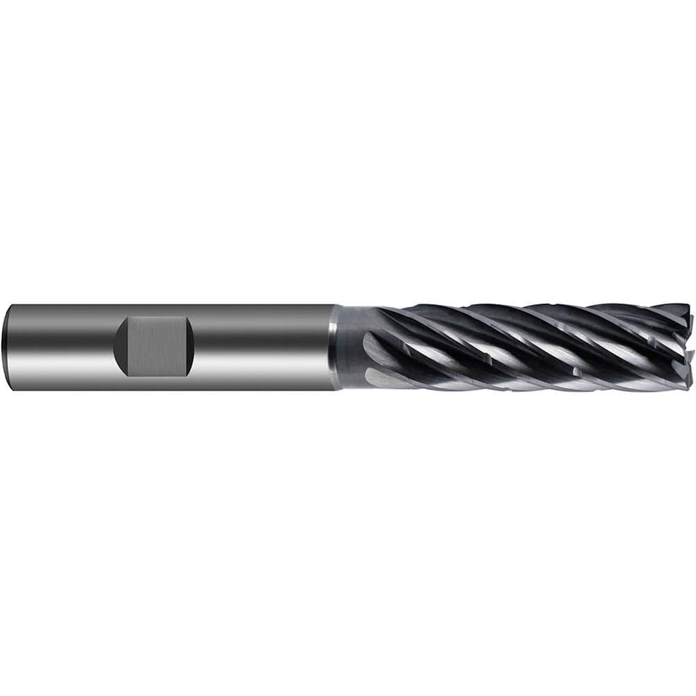 Guhring - 12mm Diam 7 Flute Carbide 0.24mm Chamfer Width End Mill - Eagle Tool & Supply