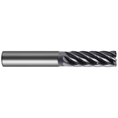 Guhring - 1/2" Diam 7 Flute Carbide 0.01" Chamfer Width End Mill - Eagle Tool & Supply
