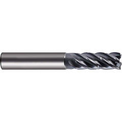 Guhring - 8mm Diam 5 Flute Carbide 0.16mm Chamfer Width End Mill - Eagle Tool & Supply