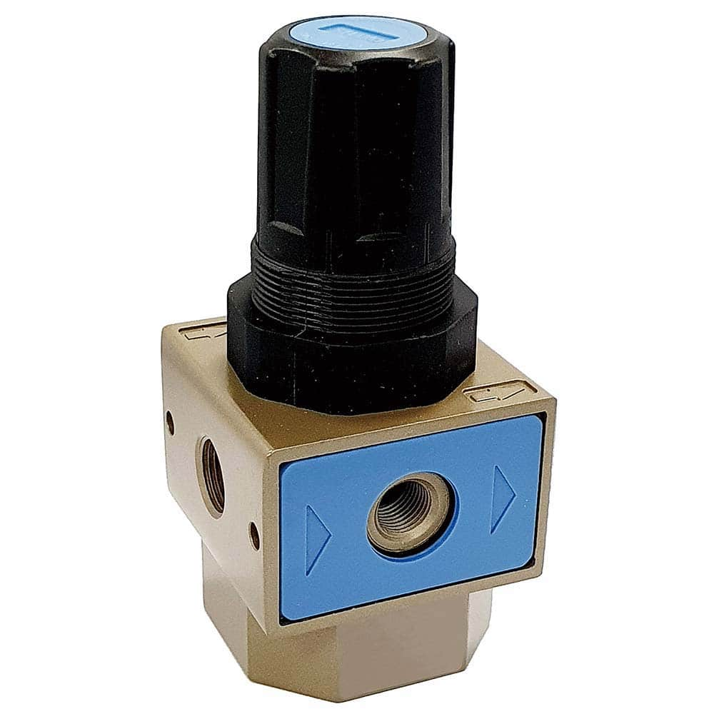 Compressed Air Regulator: 3/8″ NPT, 213 Max psi, Intermediate 75.2 CFM