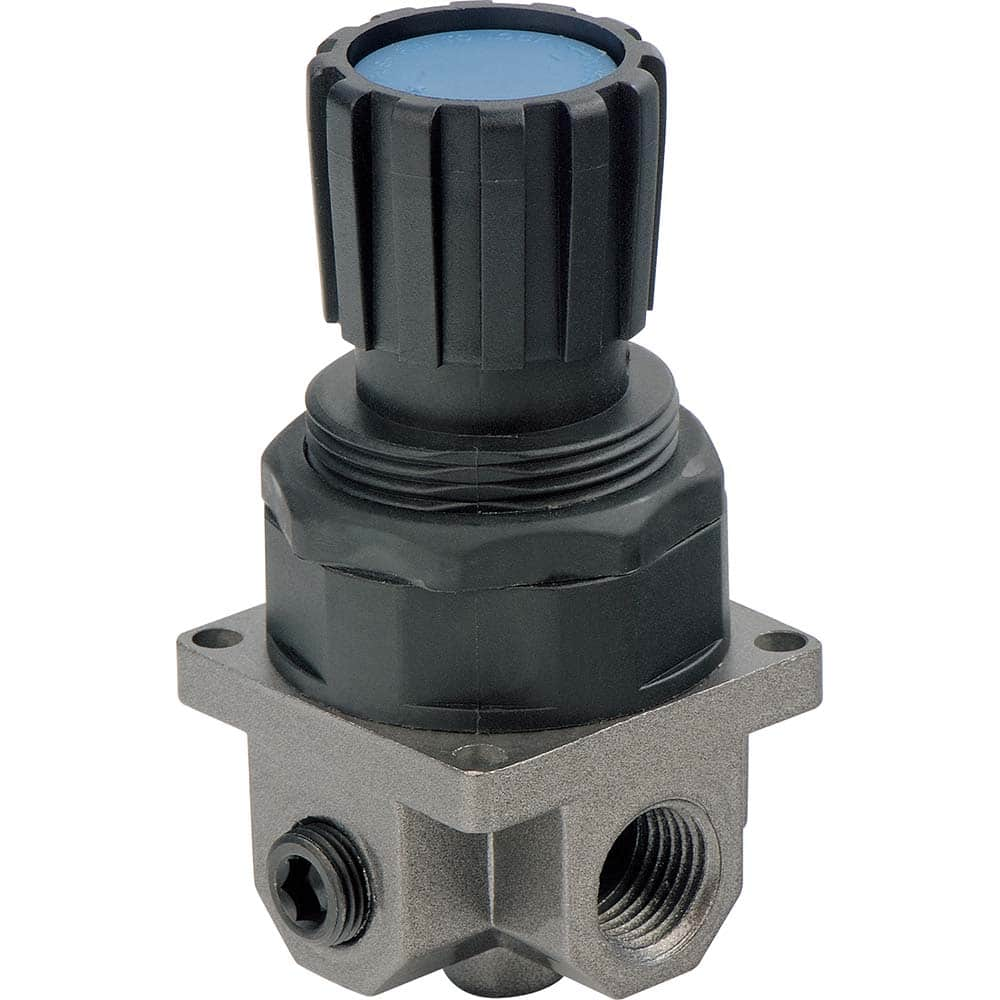 Compressed Air Regulator: 1/8″ NPT, 170 Max psi, Compact 54.7 CFM