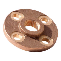 Merit Brass - Brass & Chrome Pipe Fittings Type: Threaded Flange Fitting Size: 2 - Eagle Tool & Supply
